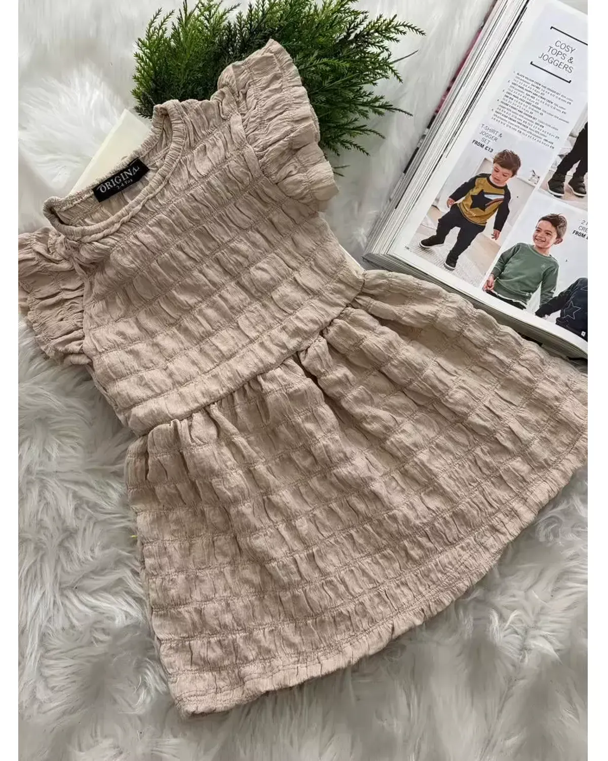 Bürümcük Çocuk Elbisesi1.Kalite Tam Kalıp 3 Bürümcük Çocuk Elbisesi1.Kalite Tam Kalıp - Görsel 3