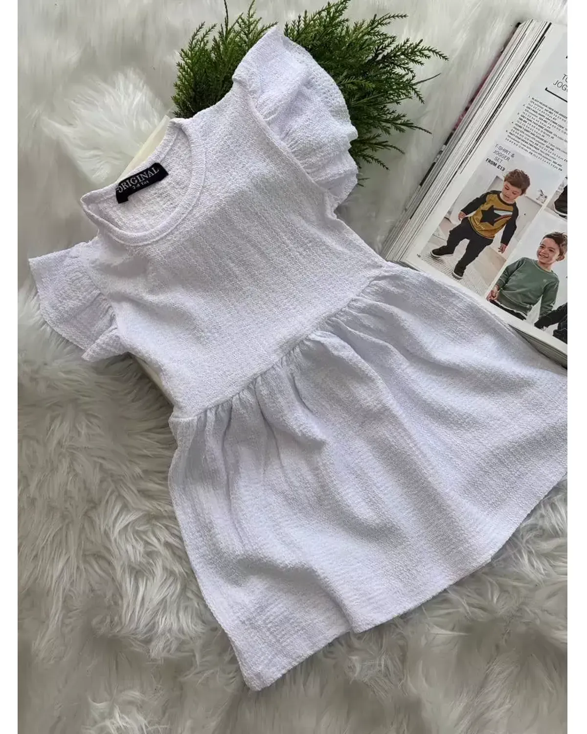 Bürümcük Çocuk Elbisesi1.Kalite Tam Kalıp 2 Bürümcük Çocuk Elbisesi1.Kalite Tam Kalıp - Görsel 2