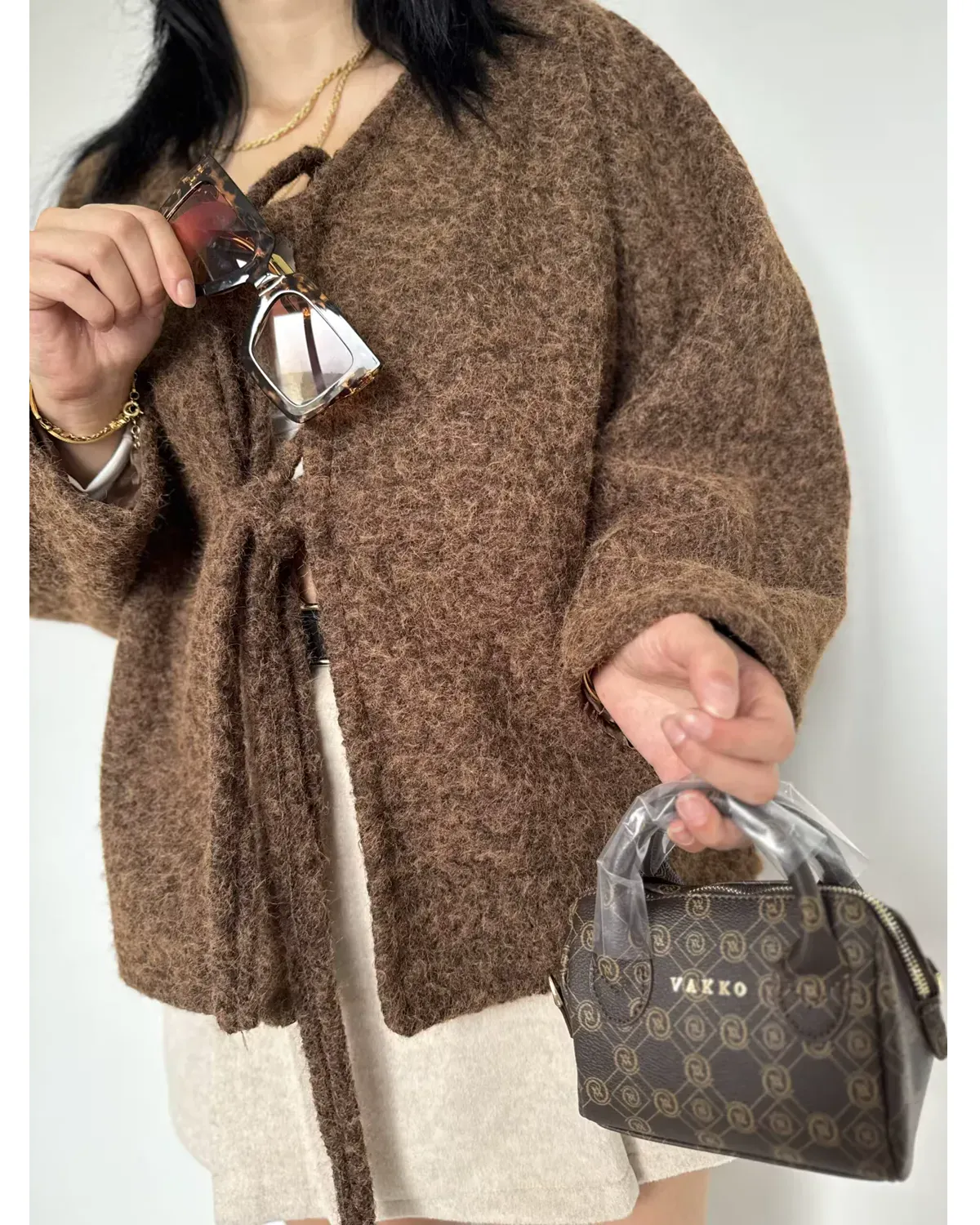 Kahverengi Kırçıllı Ceket 5 Kahverengi Kırçıllı Ceket - Görsel 5