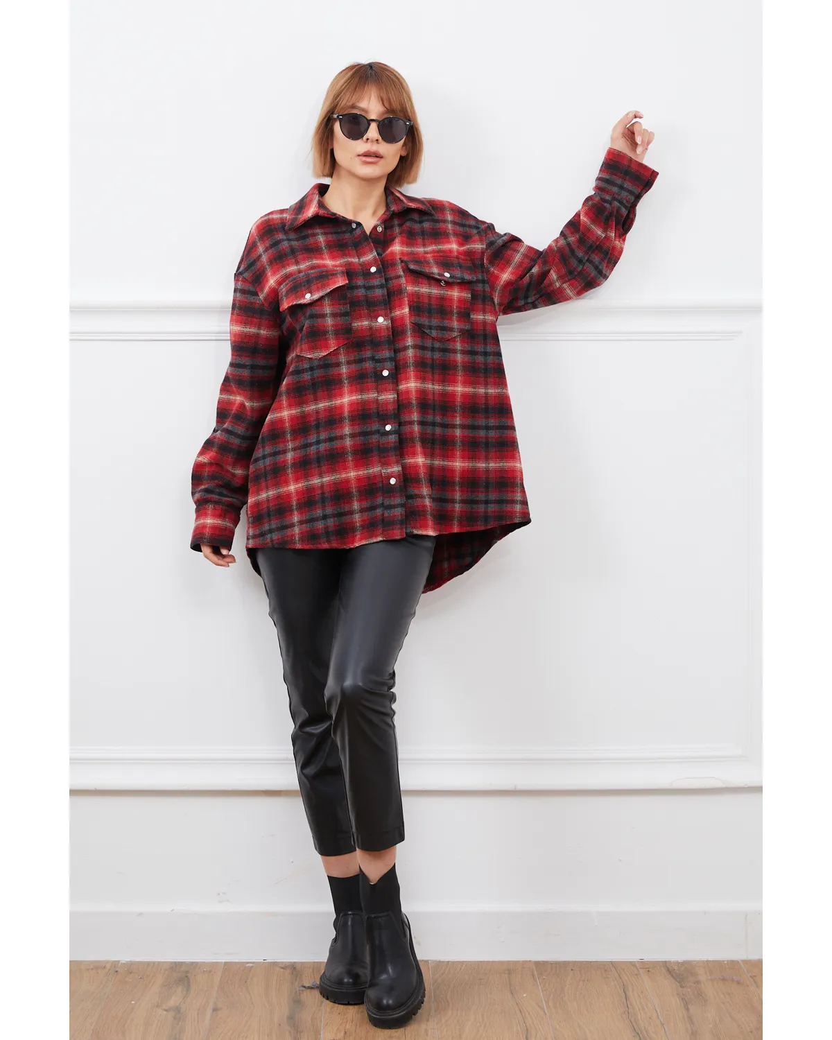 Ekose Desenli Oduncu Gömkek 1 Ekose Desenli Oduncu Gömkek