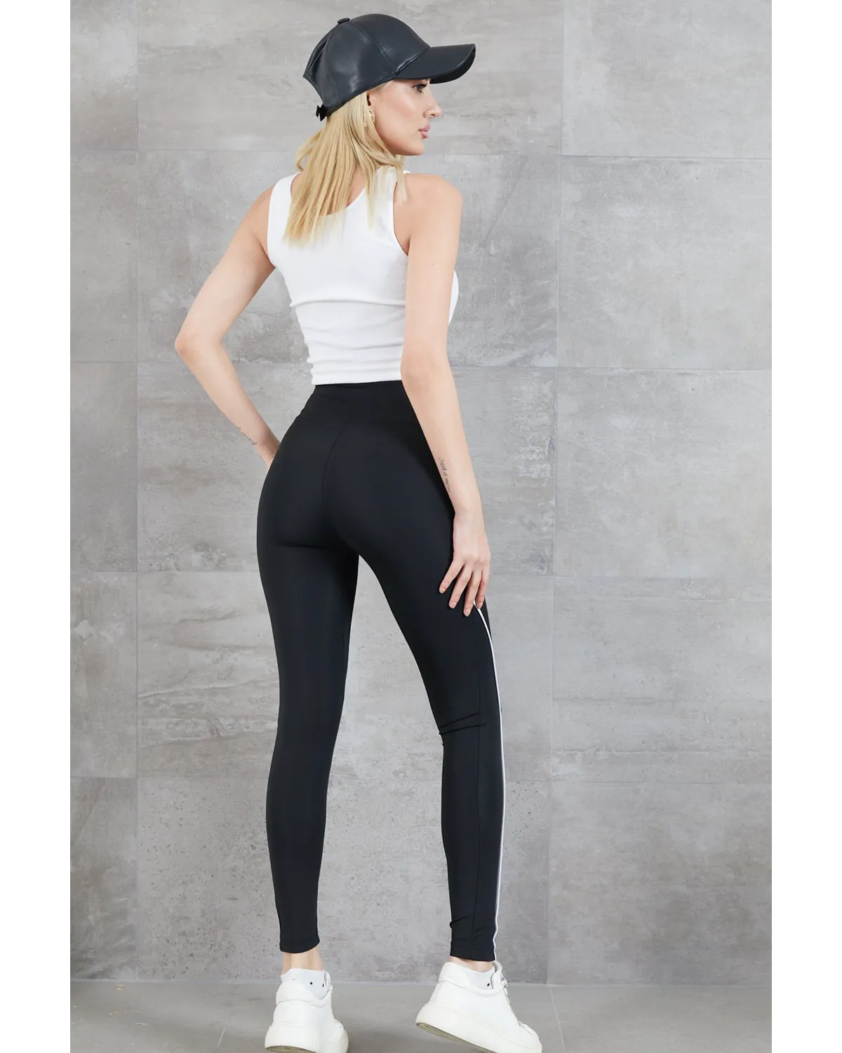 İnce Şeritli Tayt 5 İnce Şeritli Tayt - Görsel 5