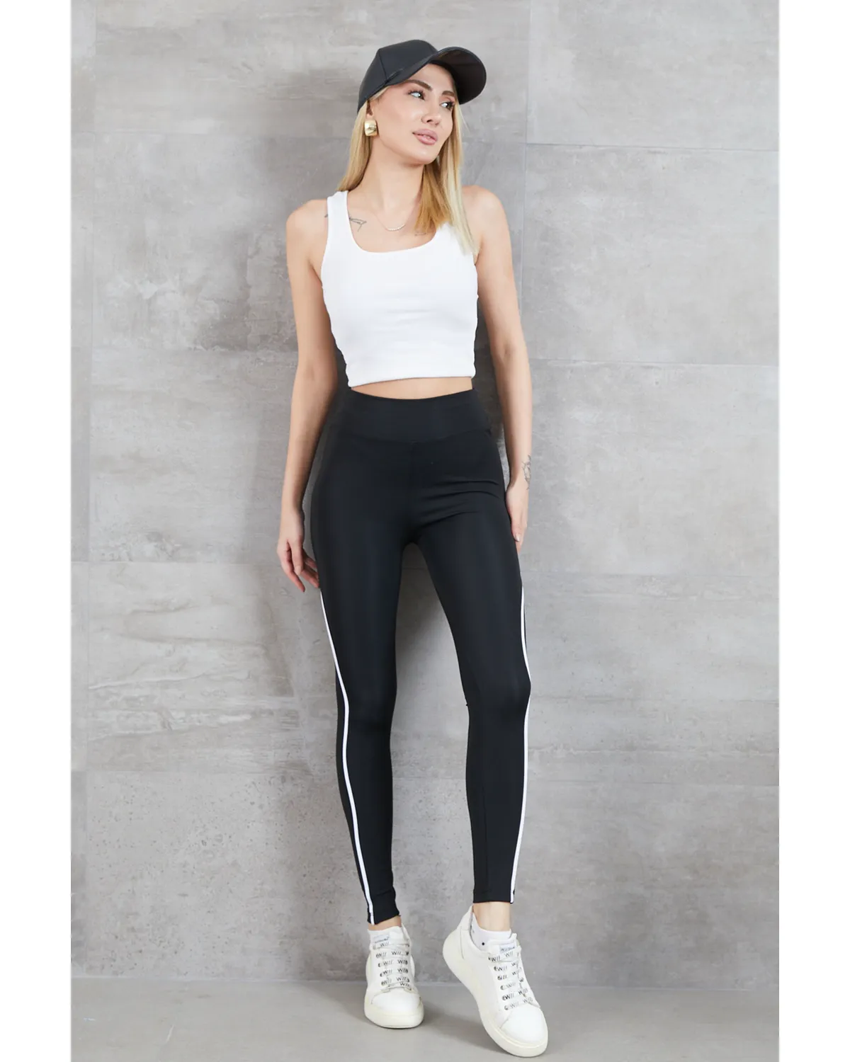 İnce Şeritli Tayt 4 İnce Şeritli Tayt - Görsel 4