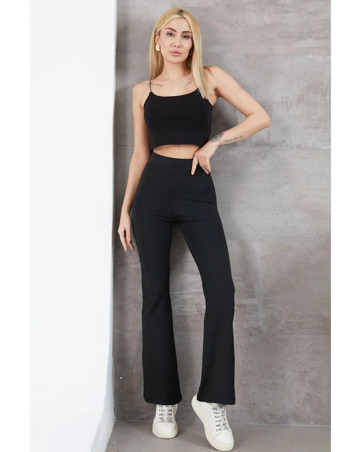 İspanyol Paça Tayt 2 İspanyol Paça Tayt - Görsel 2