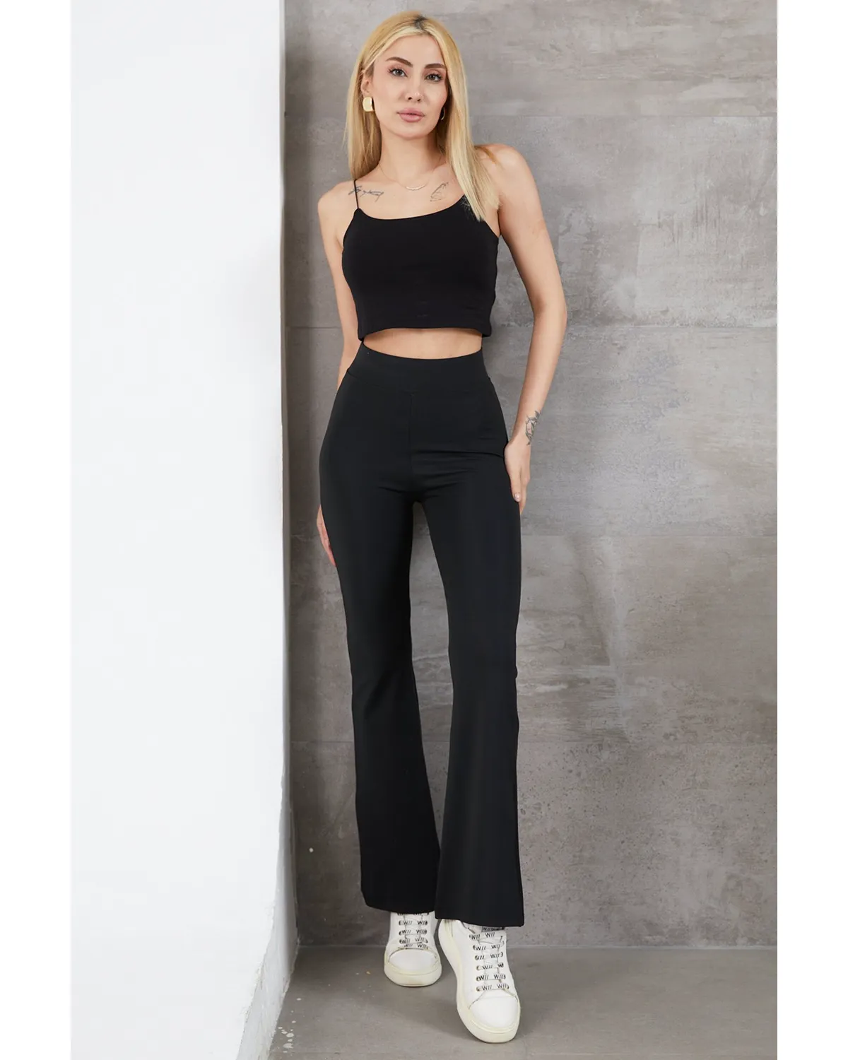 İspanyol Paça Tayt 3 İspanyol Paça Tayt - Görsel 3