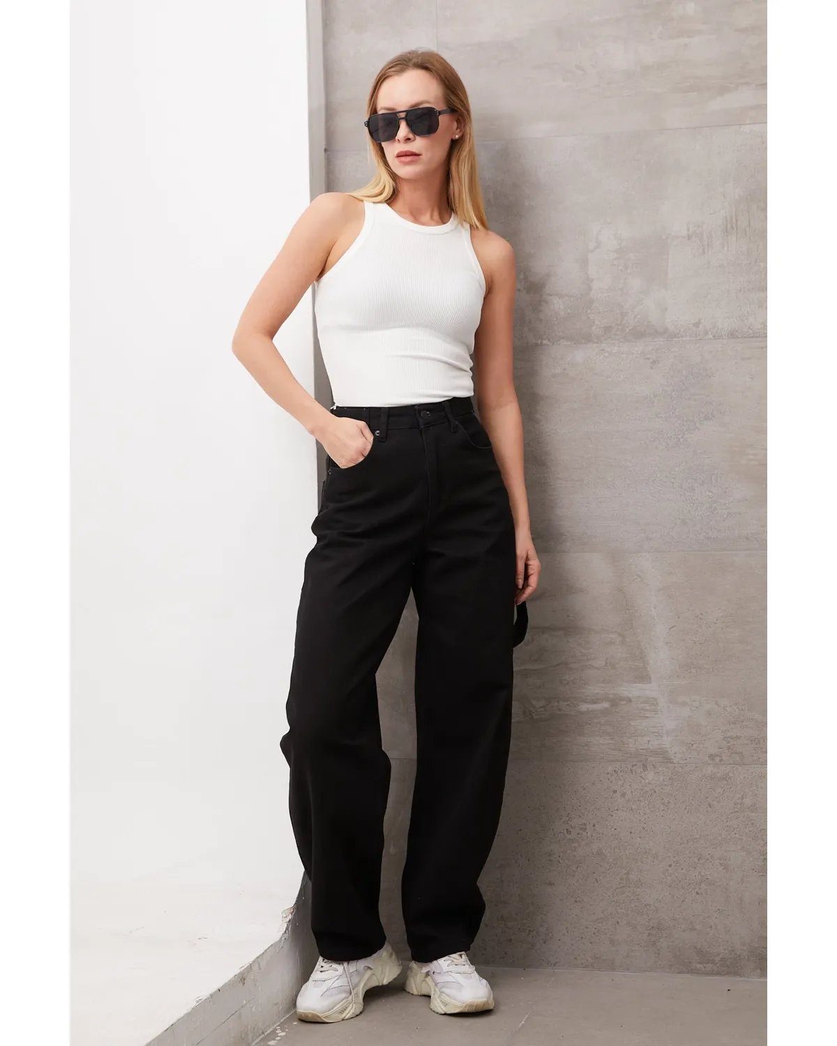 Bol Paça Kot Pantolon 2 Bol Paça Kot Pantolon - Görsel 2