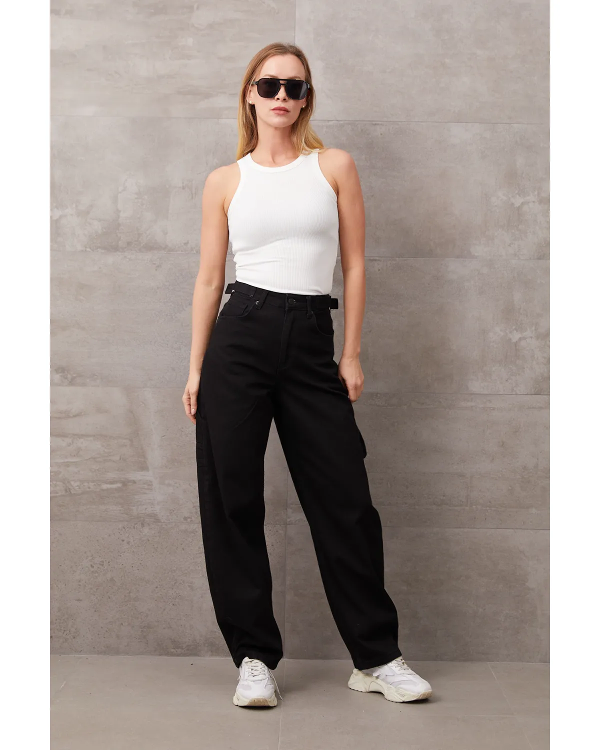 Bol Paça Kot Pantolon 3 Bol Paça Kot Pantolon - Görsel 3