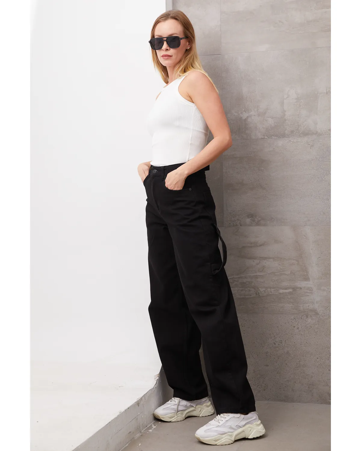 Bol Paça Kot Pantolon 4 Bol Paça Kot Pantolon - Görsel 4