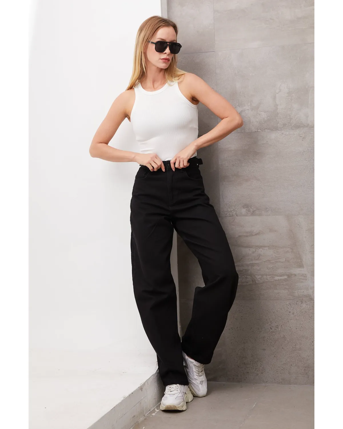 Bol Paça Kot Pantolon 5 Bol Paça Kot Pantolon - Görsel 5