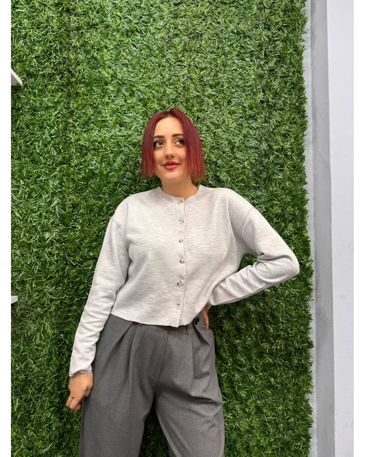 Önden Düğmeli Hırka 3 Önden Düğmeli Hırka - Görsel 3