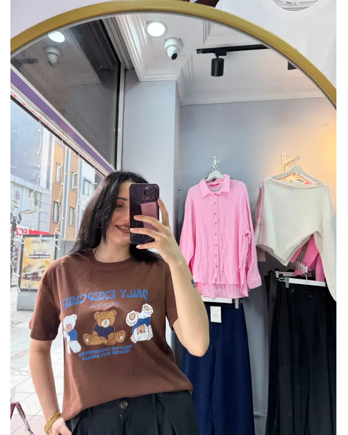 Kahverengi Ayıcıklı Tişört 2 Kahverengi Ayıcıklı Tişört - Görsel 2