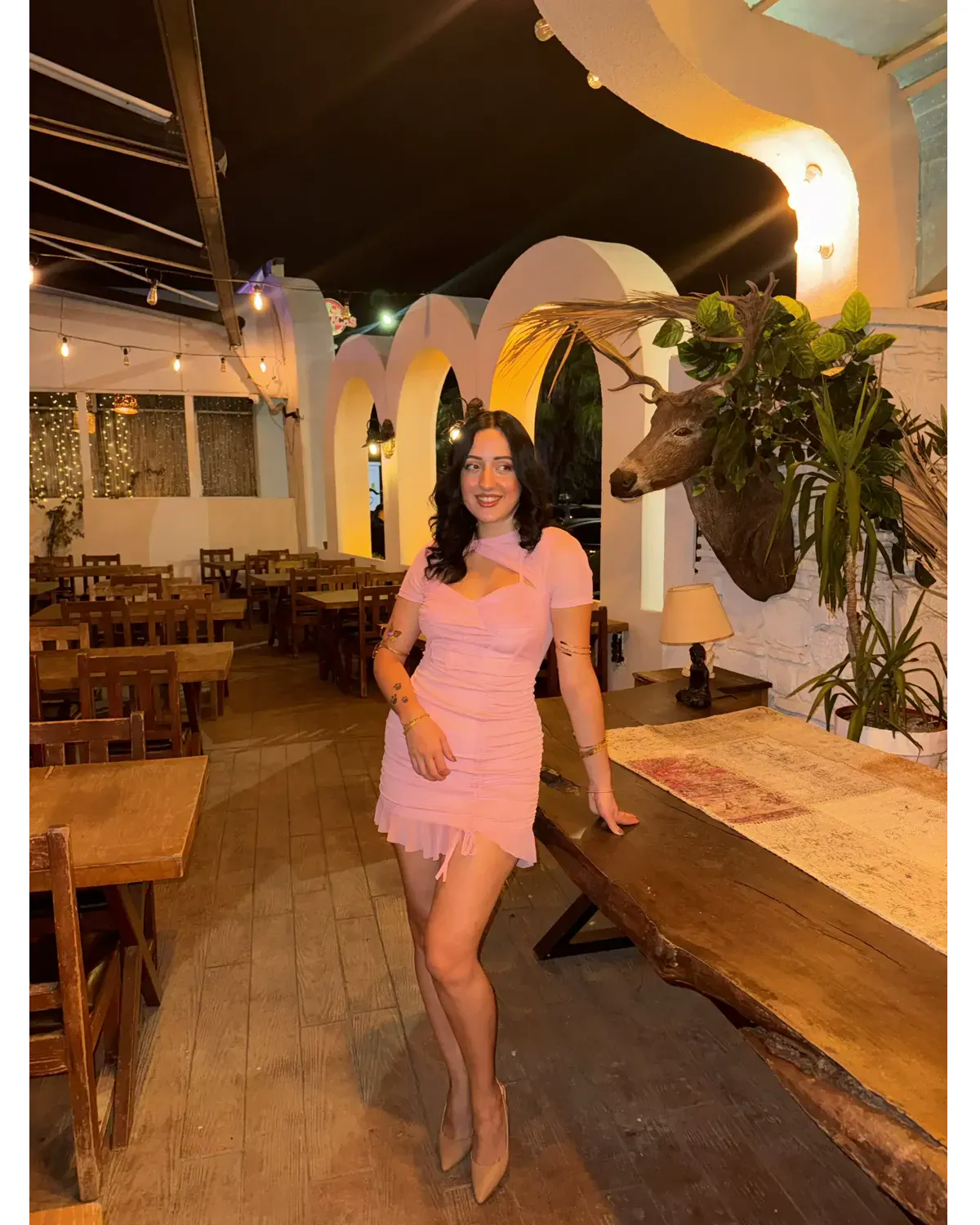 Pembe - Tül Bolero Elbise 1 Pembe - Tül Bolero Elbise